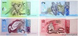 1, 2, 5 et 10 Reais Lot BRASILE  2003 P.245Ah, P.244Af, P.249(f) et P.251 FDC