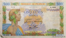 500 Francs LA PAIX FRANCIA  1942 F.32.34