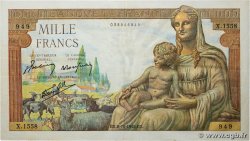 1000 Francs DÉESSE DÉMÉTER FRANCIA  1942 F.40.08