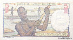 5 Francs FRENCH WEST AFRICA  1949 P.36 XF-