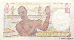 5 Francs FRENCH WEST AFRICA  1943 P.36 UNC-