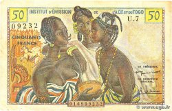 50 Francs FRENCH WEST AFRICA  1956 P.45