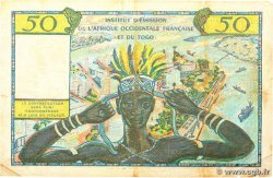 50 Francs AFRIQUE OCCIDENTALE FRANÇAISE (1895-1958)  1956 P.45 TTB