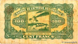 100 Francs AFRIQUE OCCIDENTALE FRANÇAISE (1895-1958)  1942 P.31a TB