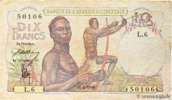 10 Francs FRENCH WEST AFRICA  1946 P.37