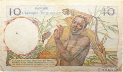 10 Francs FRENCH WEST AFRICA  1946 P.37 VF