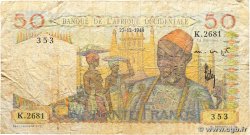 50 Francs FRENCH WEST AFRICA  1948 P.39