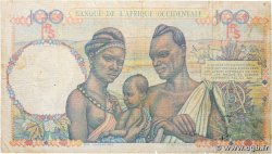 100 Francs FRENCH WEST AFRICA  1947 P.40 G