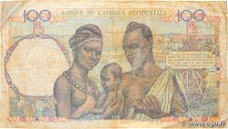 100 Francs FRENCH WEST AFRICA  1952 P.40 RC+