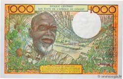 1000 Francs WEST AFRICAN STATES  1966 P.103Ak AU