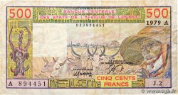 500 Francs STATI AMERICANI AFRICANI  1979 P.105Aa