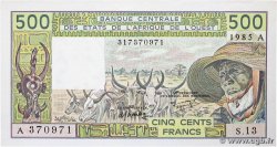 500 Francs STATI AMERICANI AFRICANI  1985 P.106Ai