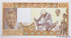 1000 Francs WEST AFRICAN STATES  1987 P.107Ah AU