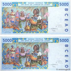 5000 Francs Consécutifs ÉTATS DE L