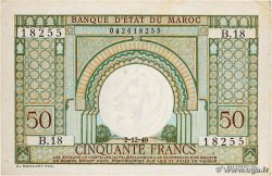 50 Francs MAROC  1949 P.44