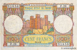 100 Francs MAROC  1951 P.45 TTB+