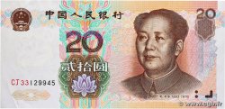 20 Yuan CHINA  1999 P.0899 XF