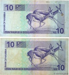 10 Namibia Dollars Lot NAMIBIA  1993 P.01a BC