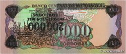 200000 Cordobas sur 1000 Cordobas Fauté NICARAGUA  1990 P.162 UNC