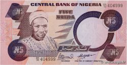 5 Naira NIGERIA  1984 P.24e fST