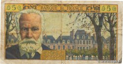 5 Nouveaux Francs VICTOR HUGO FRANCE  1962 F.56.12 VG