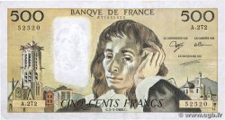 500 Francs PASCAL FRANCE  1988 F.71.38 VF+