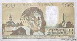 500 Francs PASCAL FRANCE  1988 F.71.38 VF+