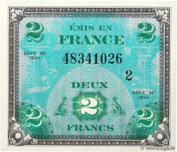 2 Francs DRAPEAU FRANCIA  1944 VF.16.02 FDC