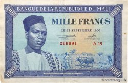 1000 Francs MALI  1960 P.04 VF