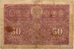 50 Cents MALAYA  1941 P.10a B+