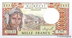 1000 Francs DJIBOUTI  1991 P.37d