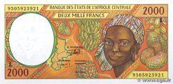 2000 Francs CENTRAL AFRICAN STATES  1995 P.403Lc UNC