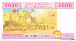 2000 Francs CENTRAL AFRICAN STATES  2002 P.208Ua UNC