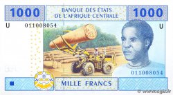 1000 Francs CENTRAL AFRICAN STATES  2002 P.207Ua UNC