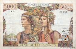 5000 Francs TERRE ET MER FRANCE  1949 F.48.01