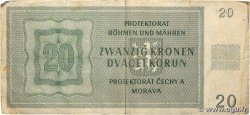 20 Korun BOHEMIA Y MORAVIA  1944 P.09a BC