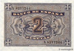 2 Pesetas ESPAGNE  1938 P.109a pr.NEUF