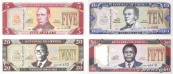 5 au 50 Dollars LOT LIBERIA  2009 P.26 au P.29 UNC