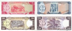 5 au 50 Dollars LOT LIBERIA  2009 P.26 au P.29 UNC