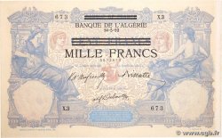 1000 Francs sur 100 Francs TUNISIA  1942 P.31 UNC-