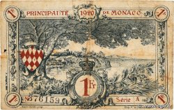 1 Franc MONACO  1920 P.05 pr.TB