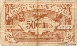 50 Centimes FRANCE regionalism and miscellaneous Auch 1918 JP.015.11 VG