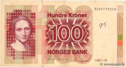 100 Kroner NORVÈGE  1987 P.43c MB