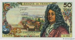 50 Francs RACINE FRANCIA  1970 F.64.16 FDC