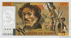 100 Francs DELACROIX FRANCE  1978 F.68.03 UNC