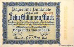 10 Millions Mark DEUTSCHLAND Munich 1923 PS.0935