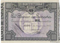 1000 Pesetas SPANIEN Bilbao 1937 PS.567a(br) fST+