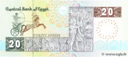 20 Pounds EGYPT  2001 P.065 UNC-