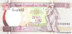 2 Liri MALTA  1989 P.45a