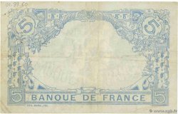 5 Francs BLEU FRANKREICH  1916 F.02.40 S